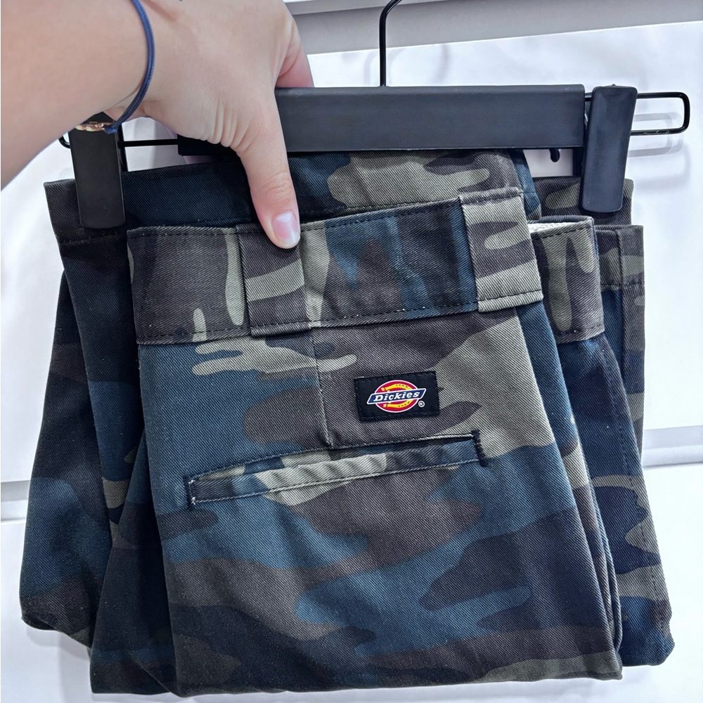 Viral Dickies Green Camo Pants